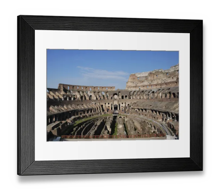 Framed Print : Colosseum, historic district, Rome, Italy, Europe