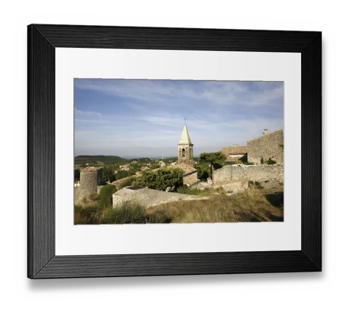 Framed Print : Church of Le Pegue, Provence, France, Europe