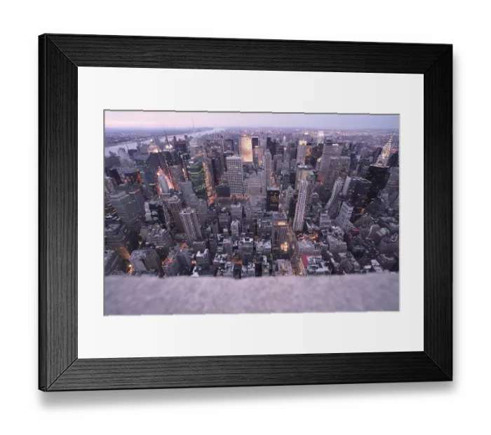 Framed Print : View from Empire State Building