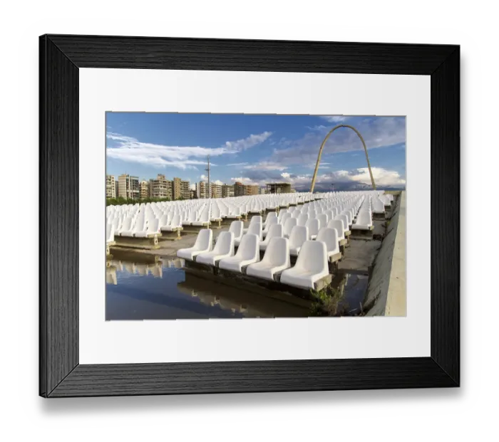 Framed Print : Open Air Theatre, Expo exhibition area Framed Print : Open Air Theatre, Expo exhibition area
