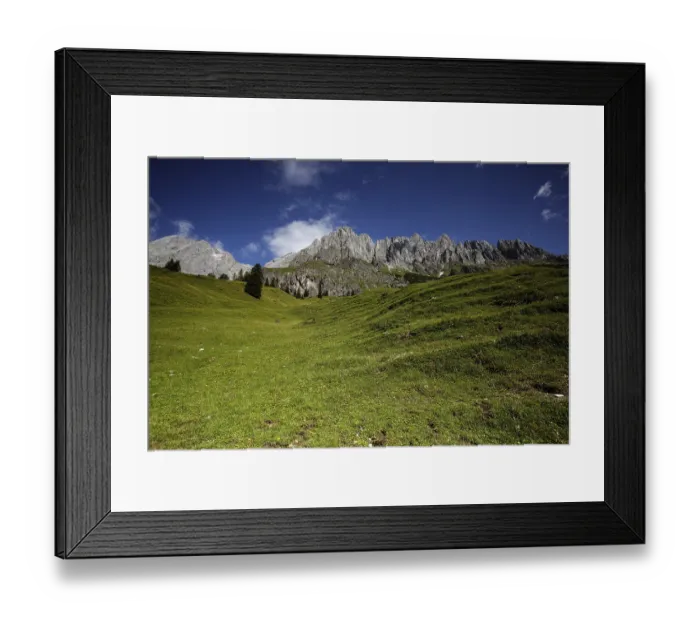 Framed Print : Landscape views on the Hochk Framed Print : Landscape views on the Hochk
