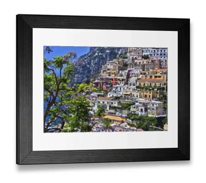 Framed Print : City of Positano on Amalfi coast in the province of Salerno Framed Print : City of Positano on Amalfi coast in the province of Salerno