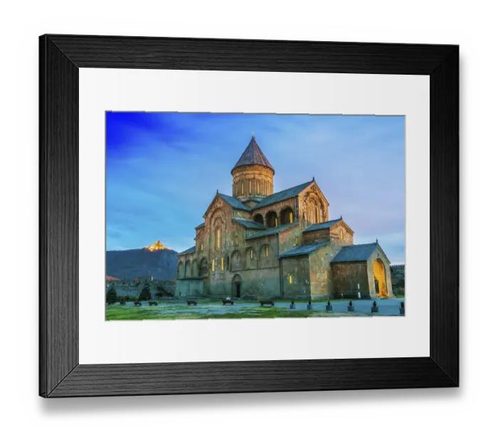 Framed Print : Svetitskhoveli Cathedral in the historic town of Mtskheta Framed Print : Svetitskhoveli Cathedral in the historic town of Mtskheta