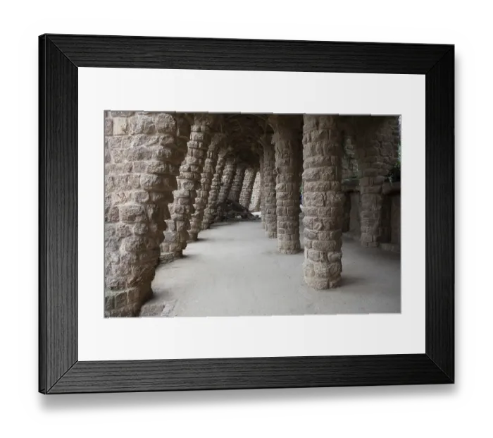 Framed Print : Spain, Barcelona, Park Guell