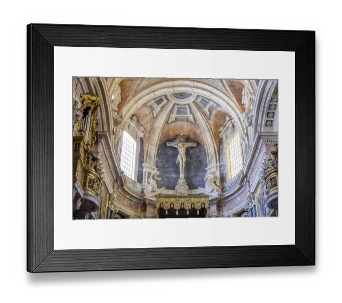 Framed Print : Capela do Santo Cristo, catedral de Evora