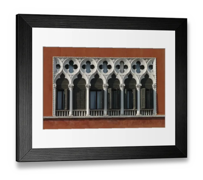 Framed Print : Windows in Venice Framed Print : Windows in Venice