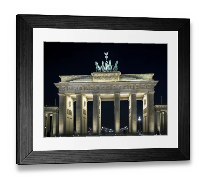 Framed Print : Brandenburg Gate, Berlin, Germany, Europe