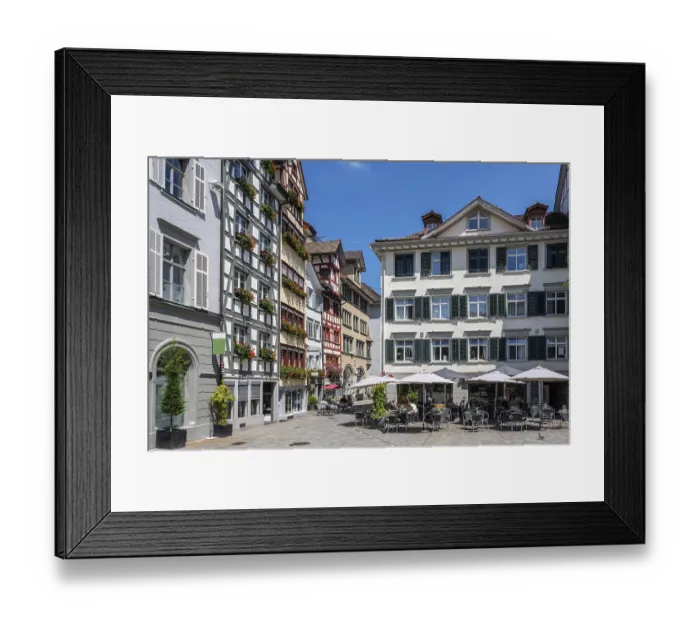 Framed Print : Schmiedgasse, Grueninger Platz