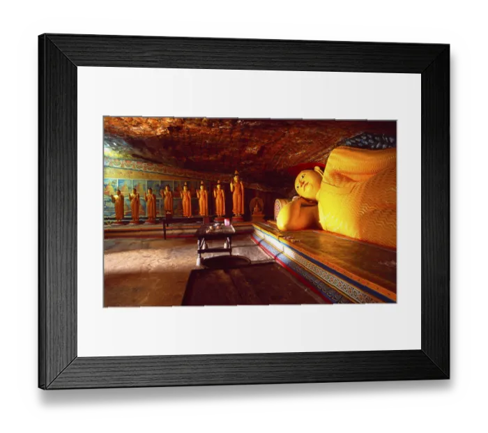 Framed Print : Sri Lanka: The Buddhist monastery Mulkirigalla near Galla