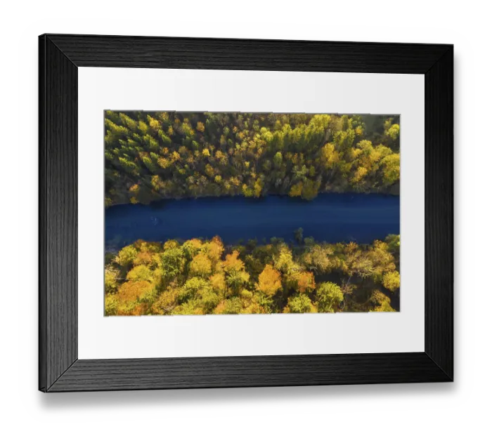 Framed Print : Loisach near Wolfratshausen, aerial view Framed Print : Loisach near Wolfratshausen, aerial view