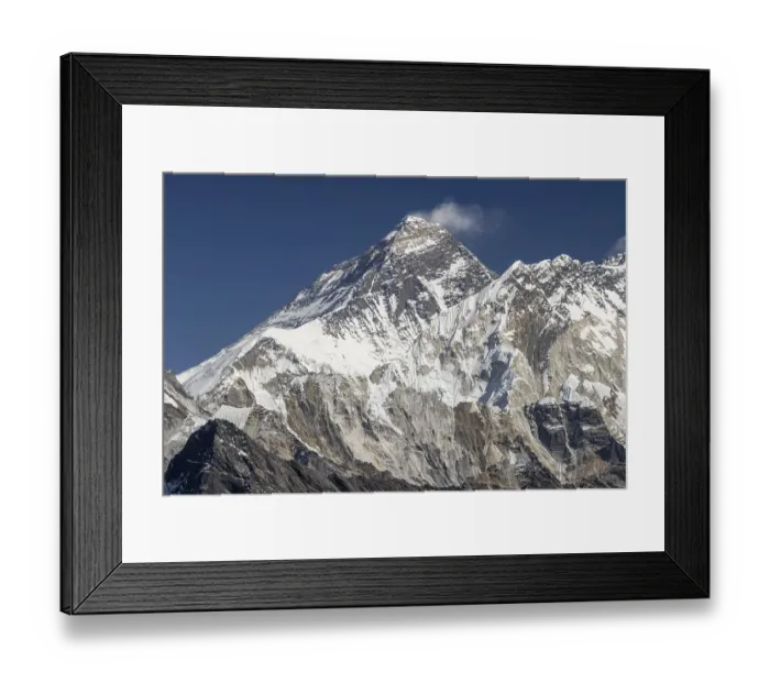 Framed Print : Mount Everest as seen from Renjo La Framed Print : Mount Everest as seen from Renjo La