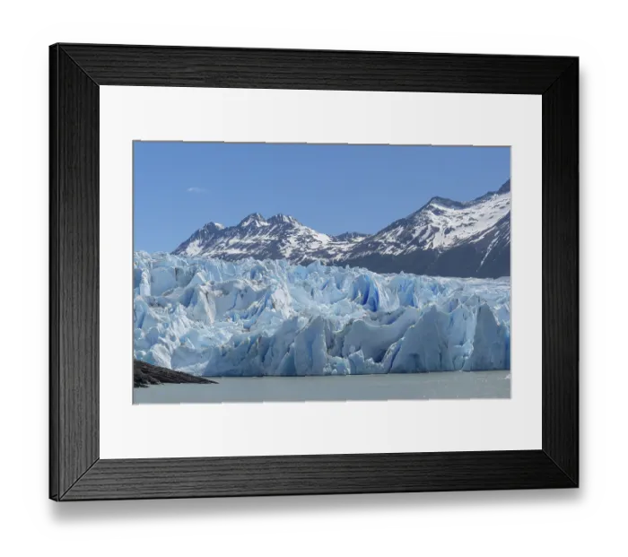 Framed Print : Glacier, Andean mountain range
