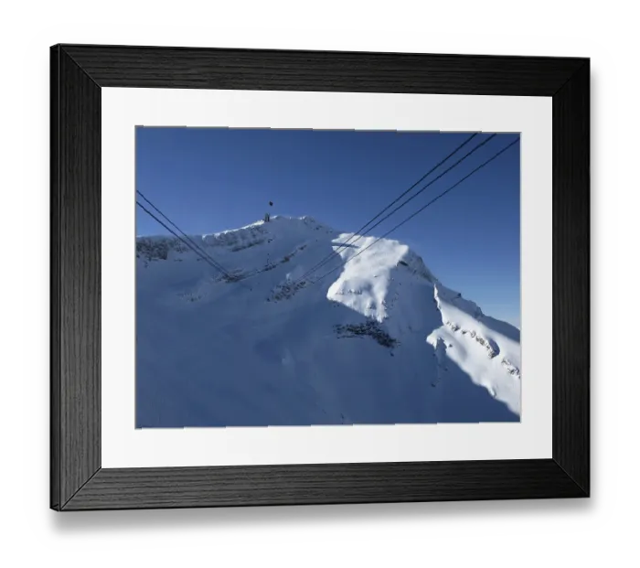 Framed Print : Scex Rouge summit station