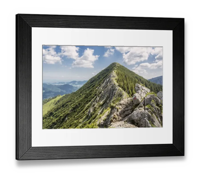 Framed Print : The Brecherspitze in the Spitzingsee region