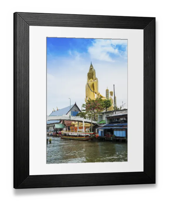 Framed Print : Wat Khun Chan, Thonburi, Bangkok, Thailand, Asia