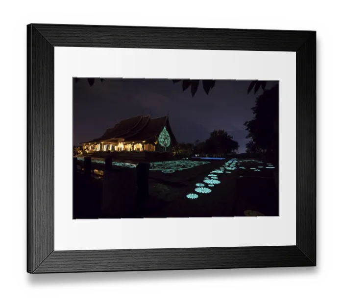 Framed Print : Wat Sirindhorn Wararam, Wat Phu Prao