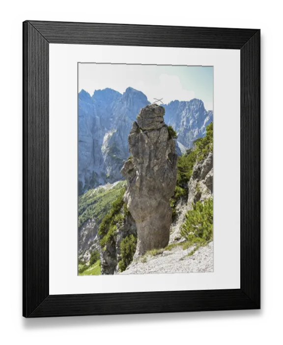 Framed Print : The Frankenlaender Nadel, a rock tower between Stripsenkopf and Feldberg in the Wilder Kaiser Framed Print : The Frankenlaender Nadel, a rock tower between Stripsenkopf and Feldberg in the Wilder Kaiser