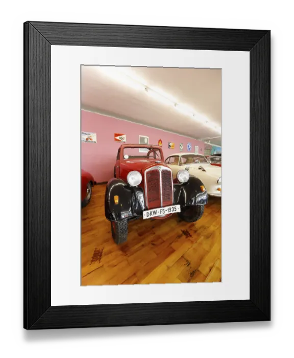 Framed Print : DKW, Engstingen Car Museum, classic car