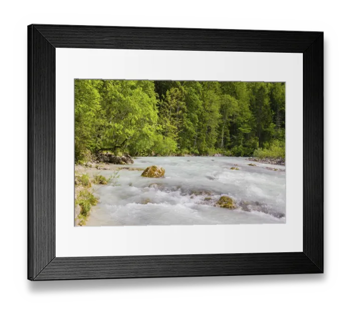 Framed Print : Rissbach creek in the Eng valley