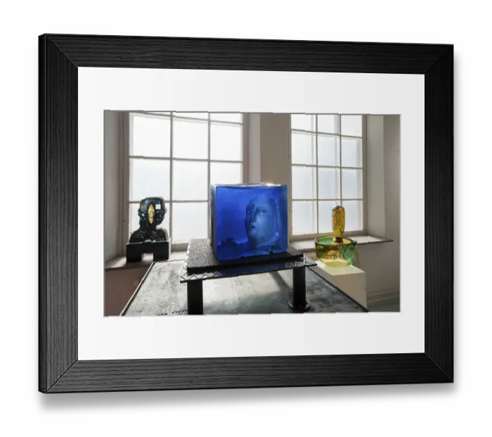 Framed Print : Afors Glass Factory, Eriksmala