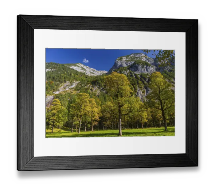 Framed Print : Nature conservancy area Grosser Ahornboden