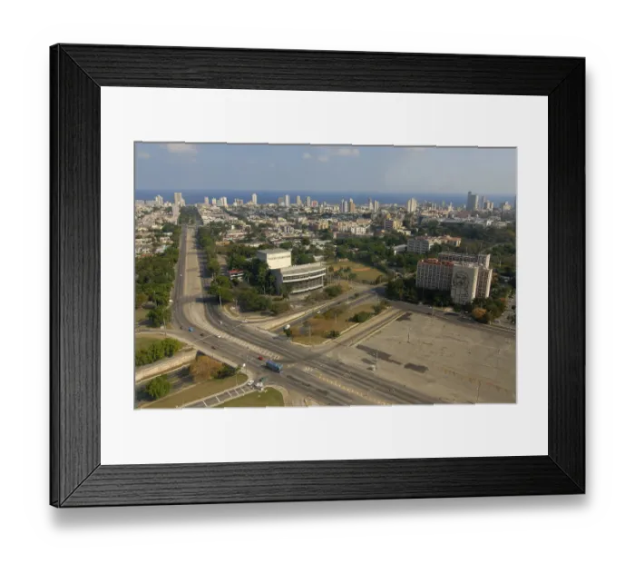 Framed Print : Panoramic view of Plaza de la Revolucion (Revolution Square)