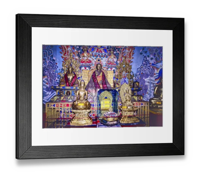 Framed Print : Choijin Lama Temple, Radnasambhava deity