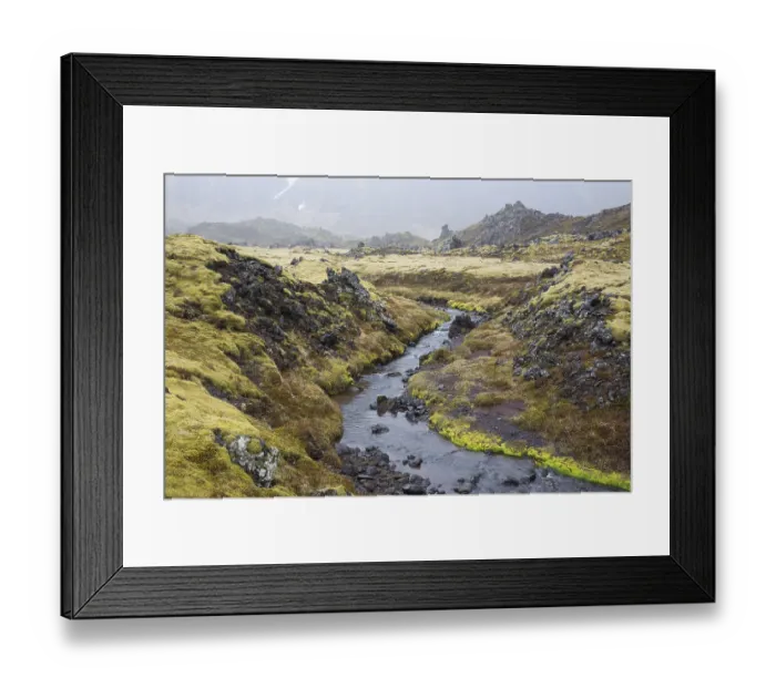 Framed Print : Landscape north of Arnarstapi, Vesturland Framed Print : Landscape north of Arnarstapi, Vesturland