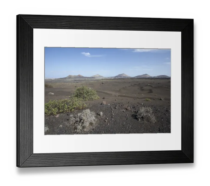 Framed Print : Volcanic landscape near Timanfaya National Park Framed Print : Volcanic landscape near Timanfaya National Park