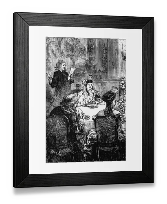 Framed Print : Queen Anne Stuart (6 February 1665 to 1 August 1714) was entertained by a balladeer in 1714 Framed Print : Queen Anne Stuart (6 February 1665 to 1 August 1714) was entertained by a balladeer in 1714