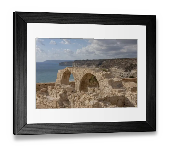 Framed Print : Excavation site of the ancient city of Kourion