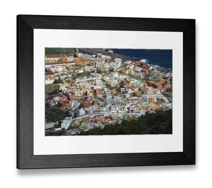 Framed Print : Town of Garachico, Tenerife, Canary Islands