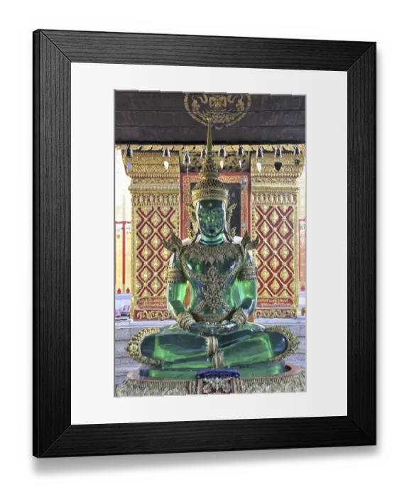 Framed Print : Emerald Buddha replica, Wat Phra That Doi Suthep Temple