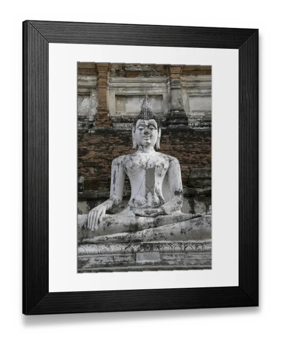Framed Print : Buddha statue in Wat Yai Chai Mongkhon Framed Print : Buddha statue in Wat Yai Chai Mongkhon