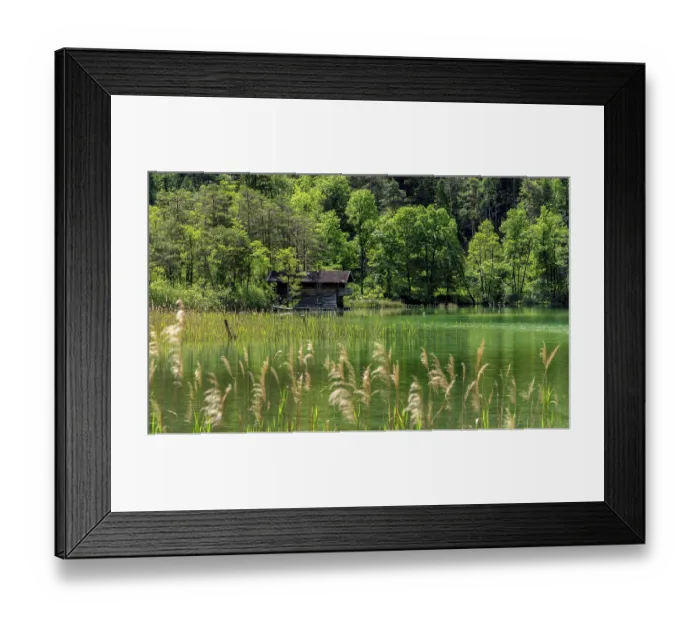 Framed Print : Landscape at Lake Thumsee, Bad Reichenhall