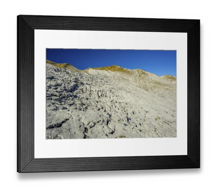 Framed Print : Gottesacker plateau, karst landscape near the Hoher Ifen