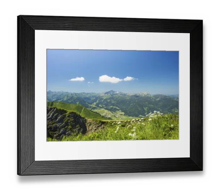 Framed Print : Panorama from the Fellhorn, 2038m