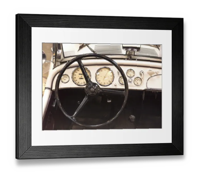 Framed Print : Dashboard of the BMW 319 / 1 Roadster Framed Print : Dashboard of the BMW 319 / 1 Roadster