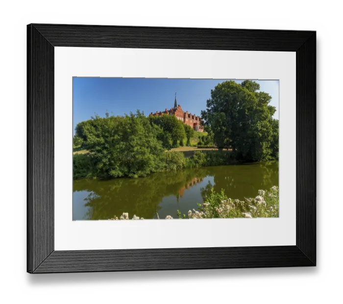 Framed Print : Tranekaer Castle and Park, Langeland Island