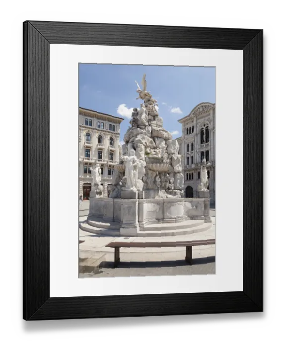 Framed Print : Fountain of the Four Continents Framed Print : Fountain of the Four Continents