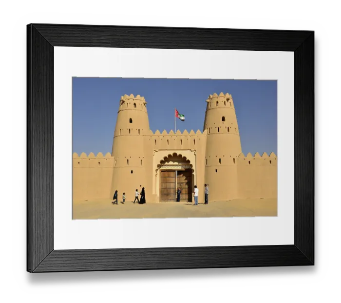Framed Print : Al-Jahili Fort of Al Ain, Unesco World Heritage Site