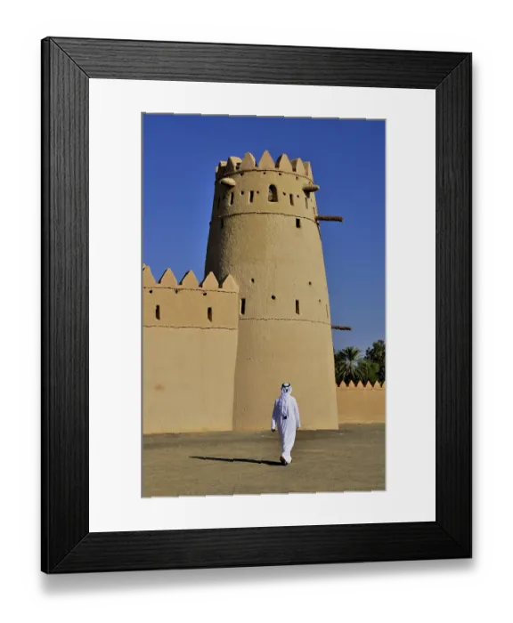 Framed Print : Al-Jahili Fort of Al Ain, Unesco World Heritage Site