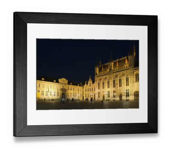 Framed Print : Illuminated Castle Square at night Framed Print : Illuminated Castle Square at night