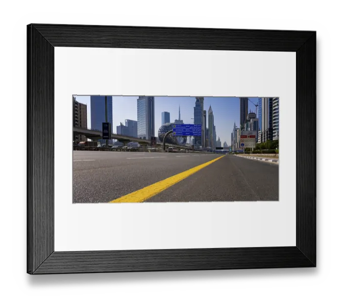 Framed Print : Complete closure of Sheik Zayed Road in the direction of Abu Dhabi Framed Print : Complete closure of Sheik Zayed Road in the direction of Abu Dhabi