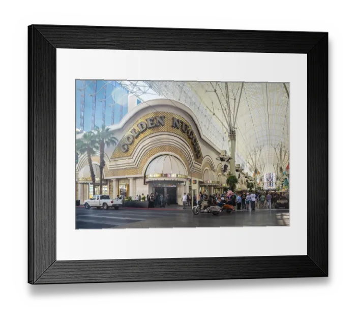 Framed Print : Dome of the Fremont Street Experience