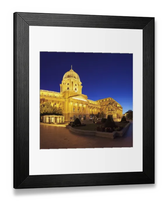 Framed Print : Castle Palace by Night, Castle District