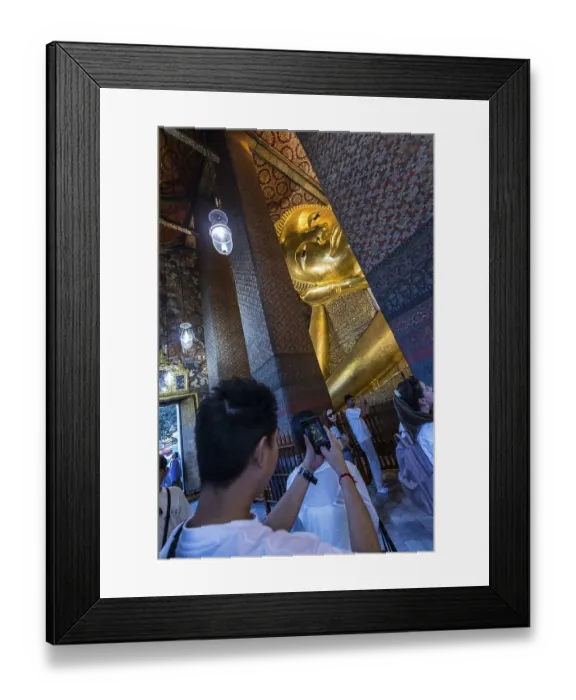 Framed Print : Wat Pho, temple of the reclining Buddha
