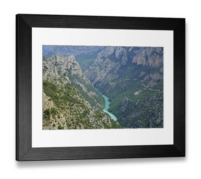 Framed Print : Gorges du Verdon, mountains, rocks Framed Print : Gorges du Verdon, mountains, rocks