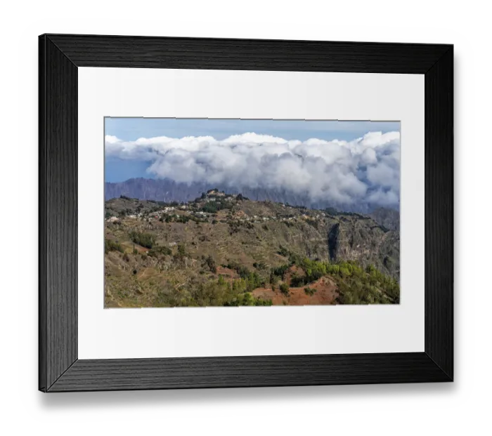 Framed Print : Mountain Landscape Santo Antao Island Cape Verde Framed Print : Mountain Landscape Santo Antao Island Cape Verde