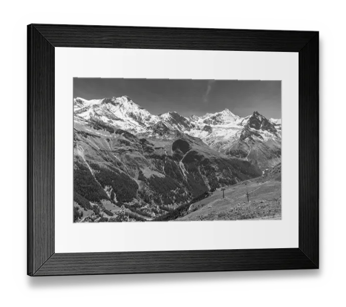 Framed Print : Alpine meadows at the summit of Corne de Sorebois